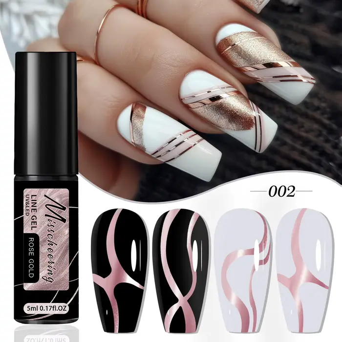 Gel vernis à ongles doré argenté scintillant, super brillant, effet lumineux dans le noir, pour fren