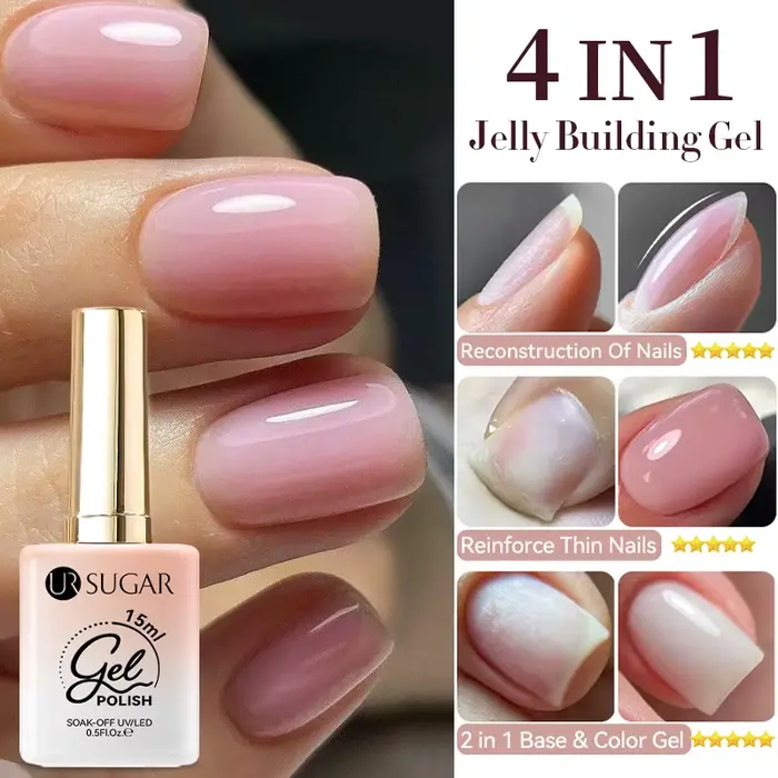 UR SUGAR 15ml 4 en 1 Gel de Construction de gelée