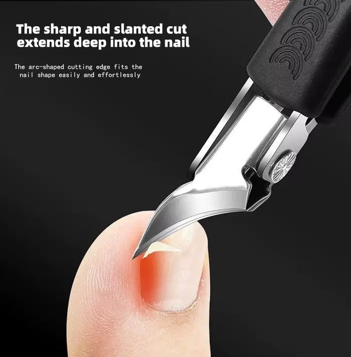 Les coupe-ongles fins et effilés sont spécialement conçus pour les ongles épais. Ils