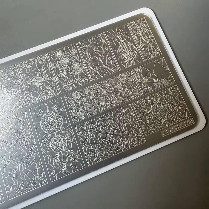 XMQ STAMPING NAIL PLATES Fleurs TEMPLATES TOOLS