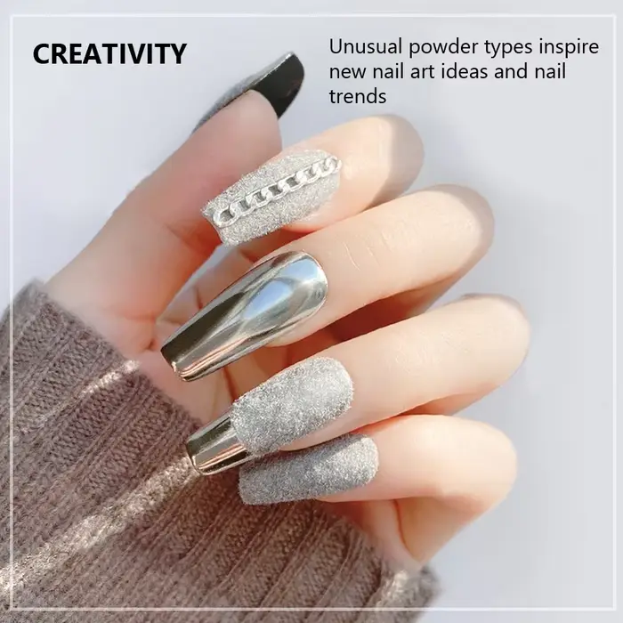 Poudre de flocage de Pigment de velours pour Nail Art
