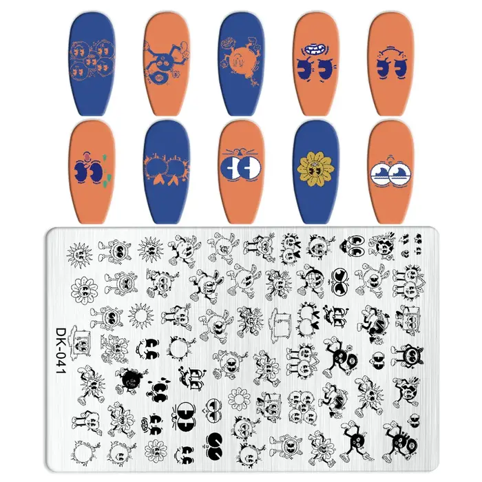 Plaques d'estampage pour ongles