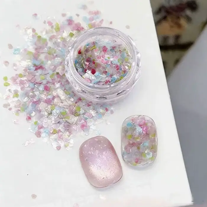 Paillettes Aurora Laser pour Nail Art
