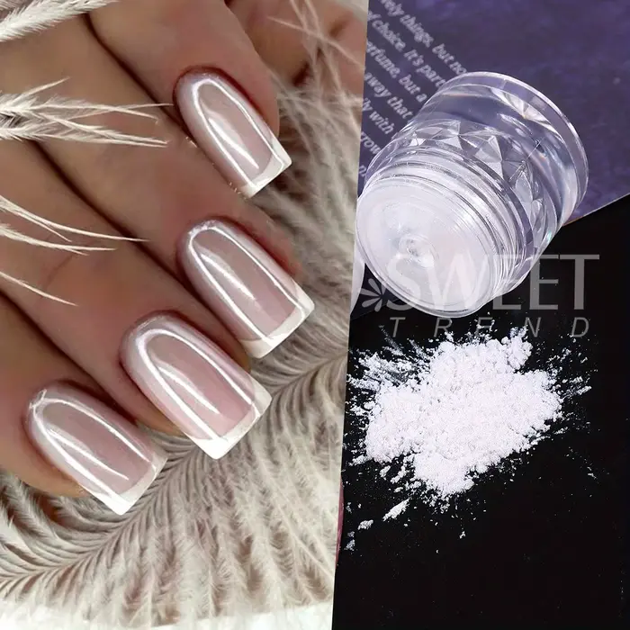 Poudre à paillettes pour ongles