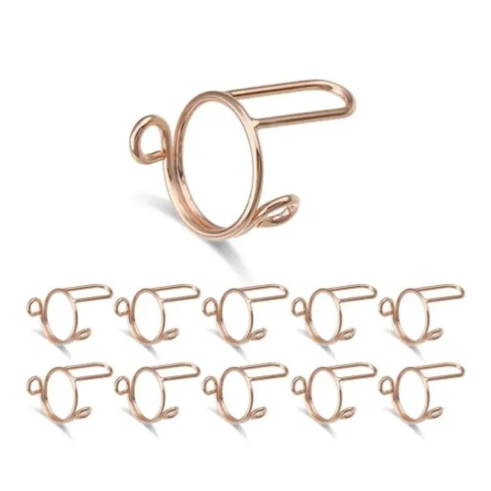 Bagues à Ongles Réutilisables en Argent pour Nail Art