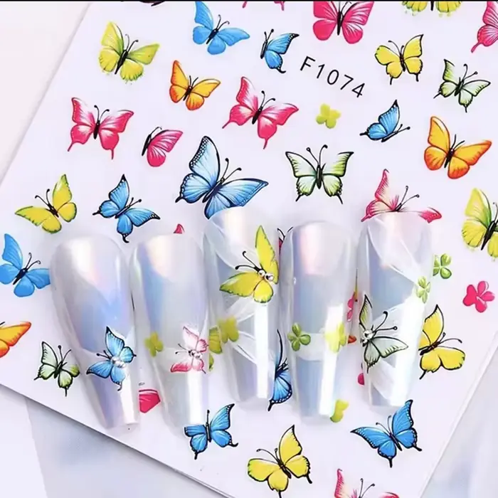 Autocollants 3D pour Nail Art