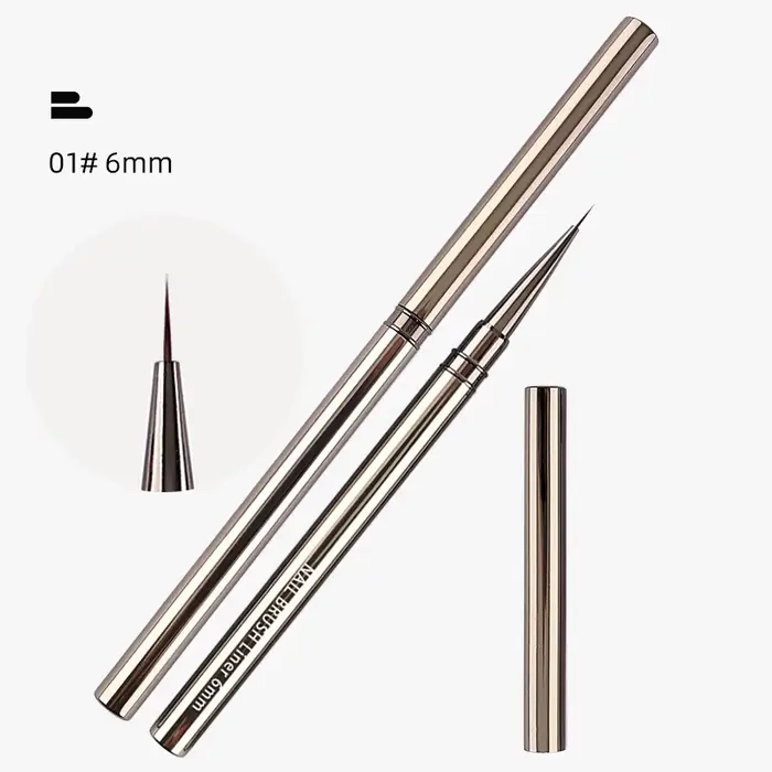 Pinceaux pour nail art, lignes allongées, rayures, dessin, peinture, 6/9/12/15/18/25 mm, stylo pour 