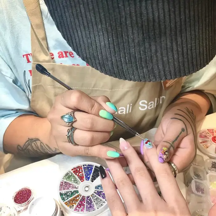 Strass 3d en pierre brillante pour ongles, 12 couleurs mélangées, 1.5MM,2MM,3MM, petites perles, man