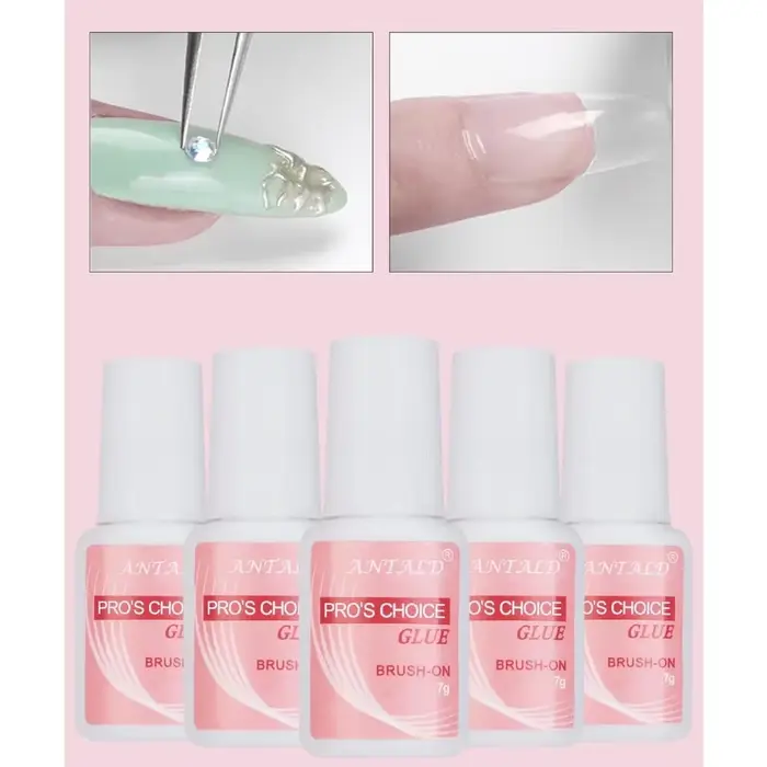 Colle pour faux ongles à séchage rapide