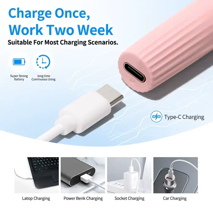 Sèche-ongles UV LED chronométré, lampe tactile, lampe de poche Rechargeable, lumière UV, séchage des