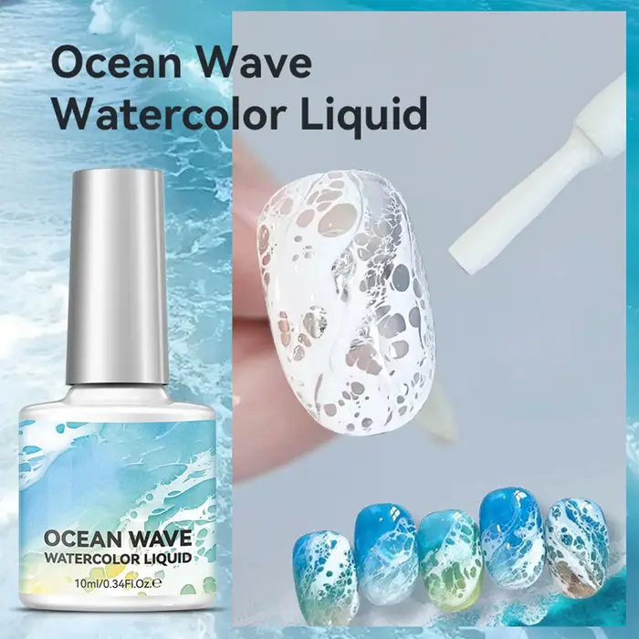 Gel de peinture pour ongles à effet aquarelle 10ML