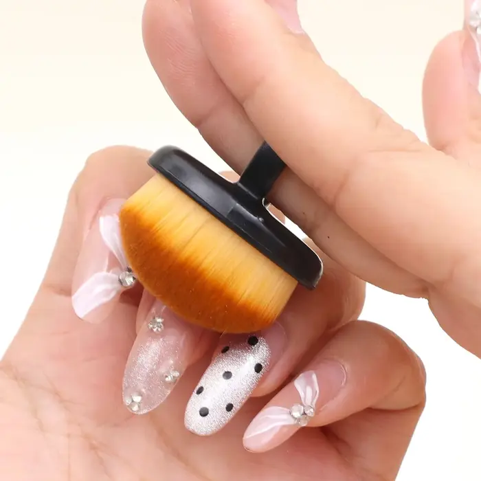 Brosse professionnelle anti-poussière pour ongles