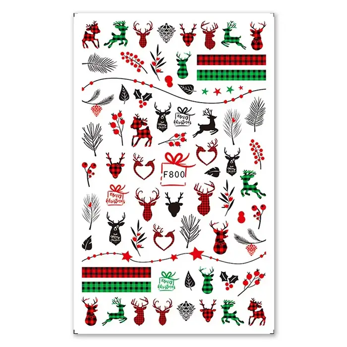 Autocollants pour ongles de Noël