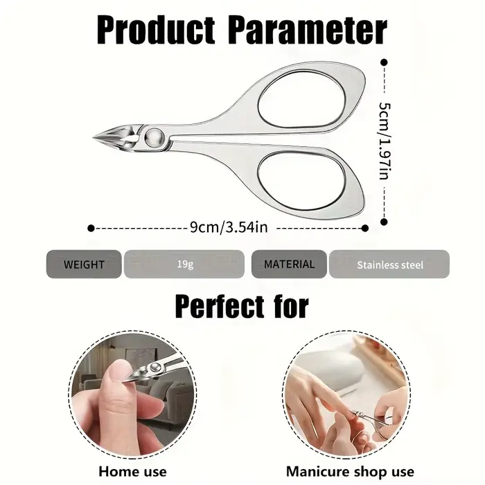 Ciseaux à cuticules de manucure professionnels