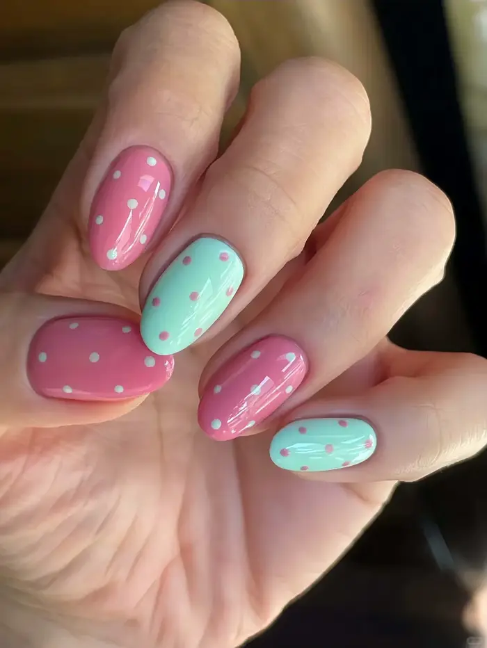 10 faux ongles courts ovales à presser