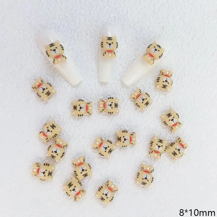 Breloques 3D en forme de lapin pour Nail Art