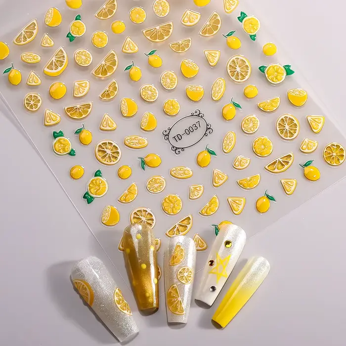 1 autocollant 5D pour ongles