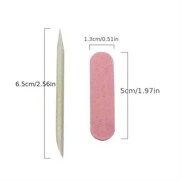 20 paquets d'outils et d'accessoires pour ongles comprenant des mini limes