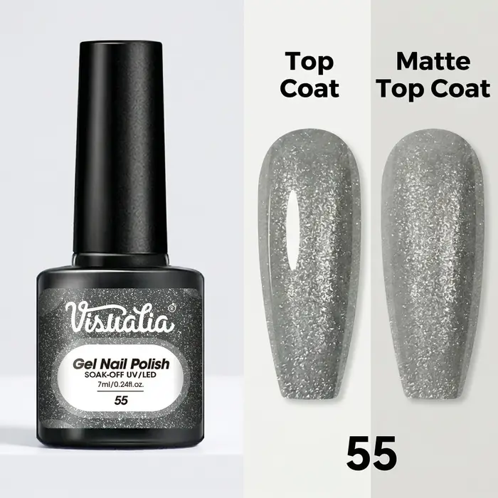 Vernis à ongles gel couleur unie violet