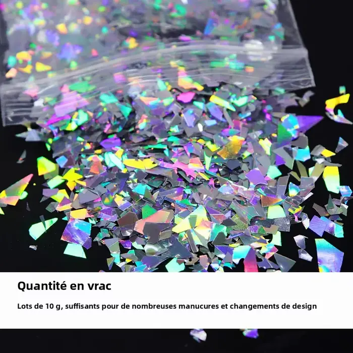 Flocons d'ongles effet sirène 10g