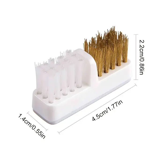 Foret à ongles brosse de nettoyage fil de cuivre enlever la poussière mallette