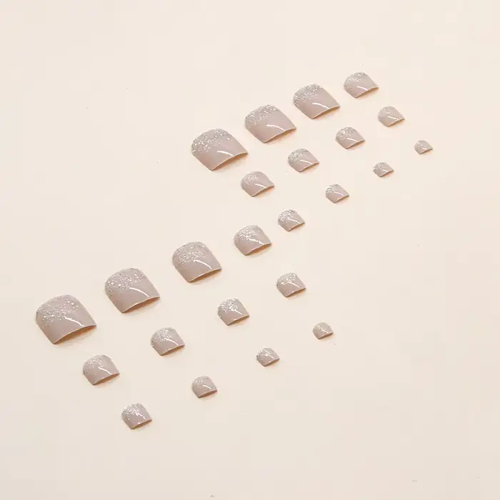 Autocollants pour ongles d'orteils