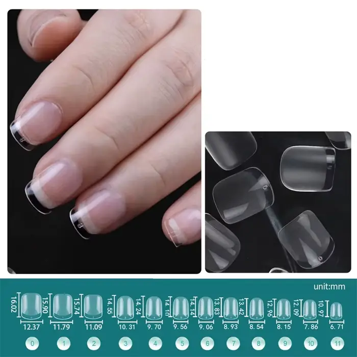 Capsules pour faux ongles, couverture complète, Gel doux, diverses formes et Styles pour Extension d'ongles professionnelle, bricolage, 120 pièces