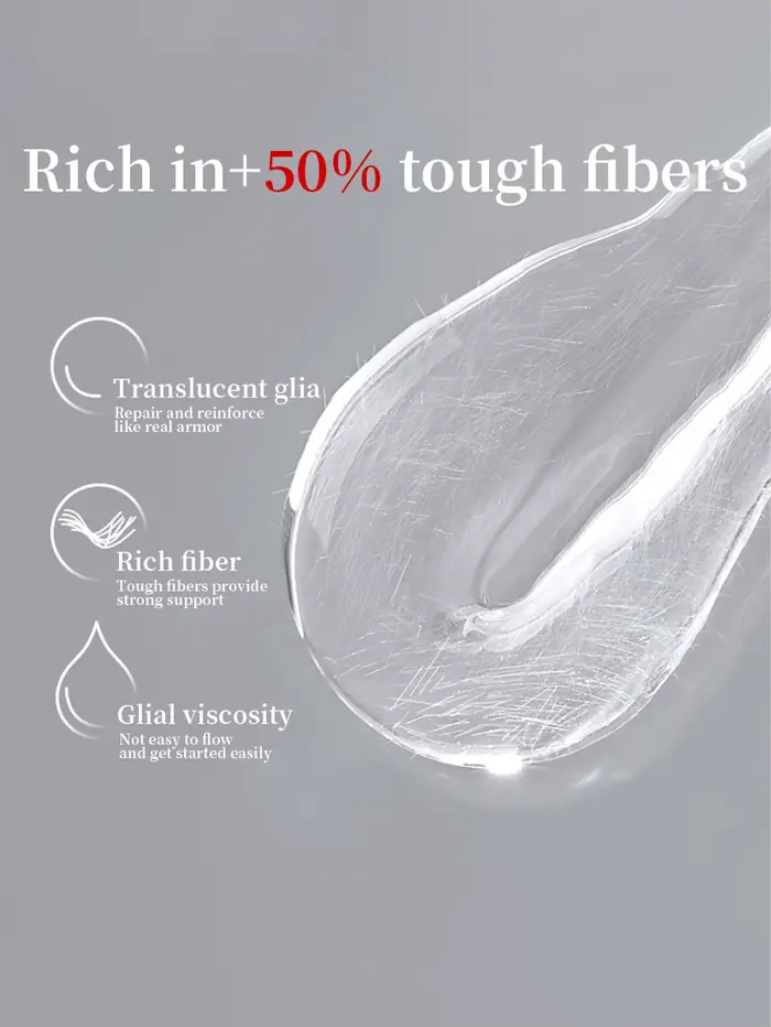 Vernis à ongles Gel à Base de caoutchouc en Fiber de 15ml