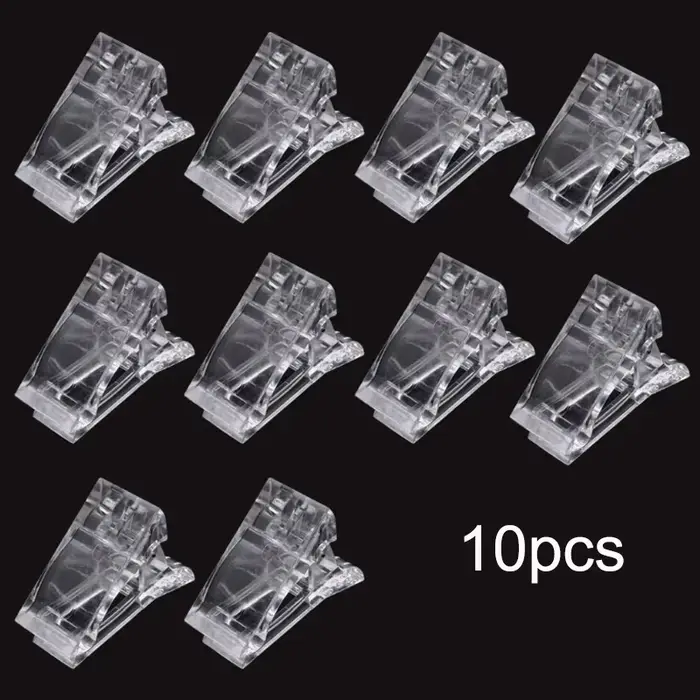 Nail Clips All for Manicure for Nails Uv Gel Polish Fixed Styling Accessories Tools Acrylic Press on Molds French Poly Hand Fake