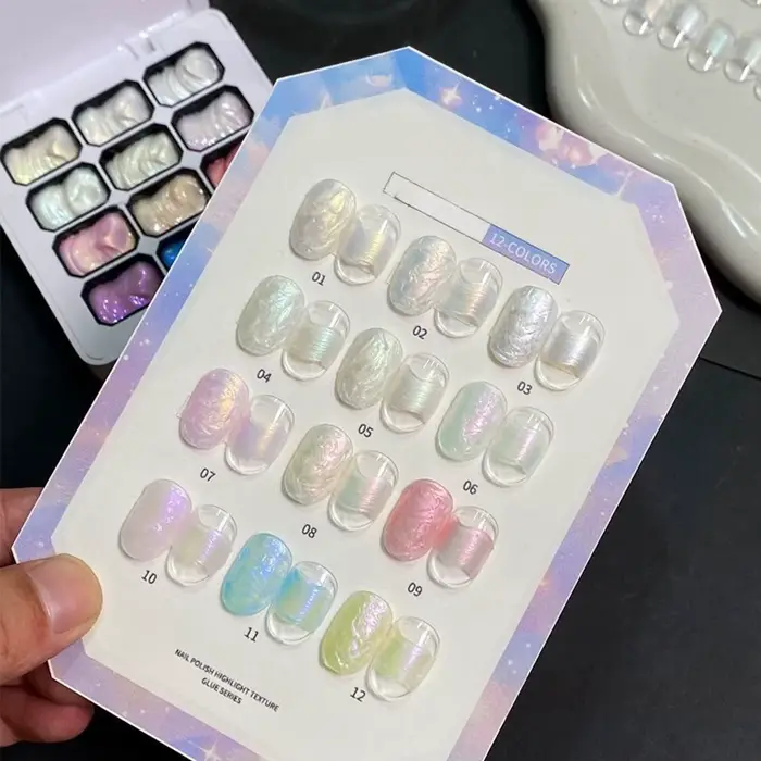 Nouveau Gel à Ongles Acétique Aurora 2026 – Texture Brillante