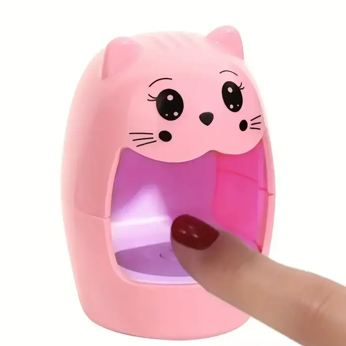 LULAA lumière UV pour ongles pour vernis Gel sèche-ongles avec forme mignonne petite et Portable