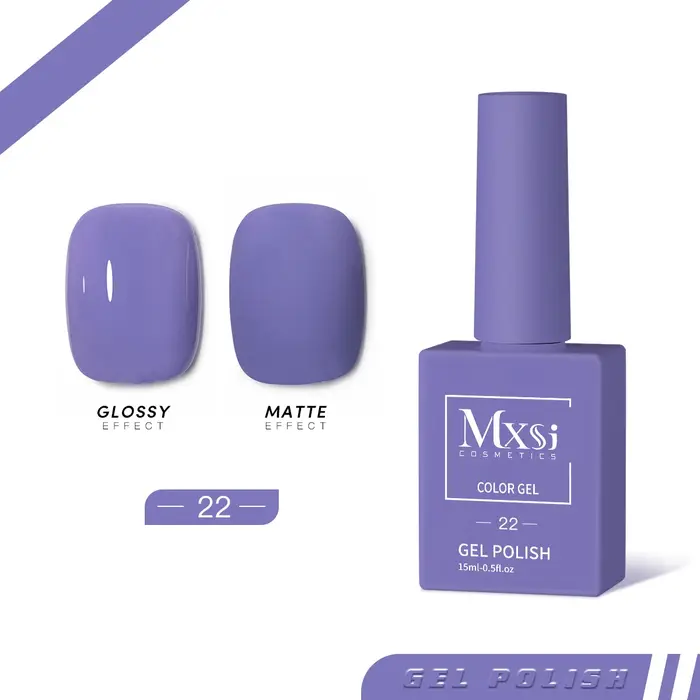 Mxsi 15ml Gel vernis à ongles néon marron bleu Royal rouge vert Pastal nu Nail Art