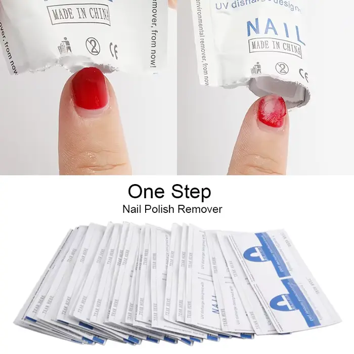 200 pièces/boîte dissolvant de vernis à ongles Gel lingettes serviettes dégraissantes nettoyant Nail Art UV Gel