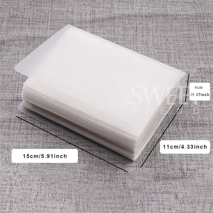 Livre de rangement d'autocollants pour ongles, 100 fentes, livre de Collection vide, support organis
