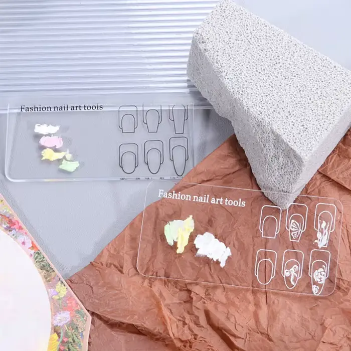Palette de pratique de formation en acrylique pour Nail Art