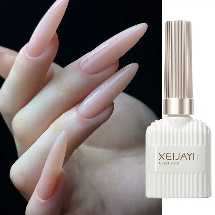 XEIJAYI 1pc 15Ml vernis à ongles Gel rose nu dieu fille