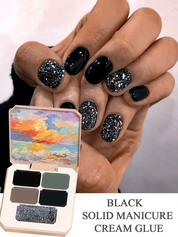 Palette de vernis à ongles solide, 5/9 couleurs, pelable, UV/LED, laque, Gel de Salon, vernis pour N