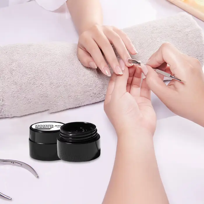 Colle Gel SolidNail pour Ongles à Presser 10ml – Adhésion Forte Longue Durée pour Faux