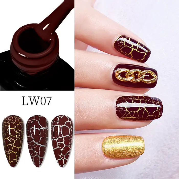 Gel de vernis à ongles craquelé