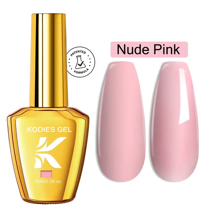 KODIES GEL-Verhéritage à Ongles Gel UV Semi-Continu, Laque de Peinture Manucure Longue Tenue, Rouge