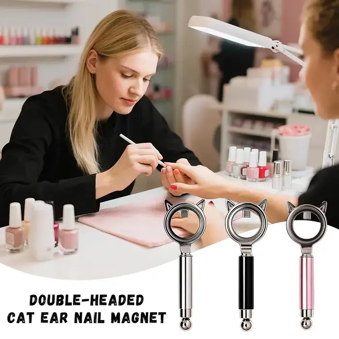 Bâtonnet aimanté double tête pour ongles effet œil de chat