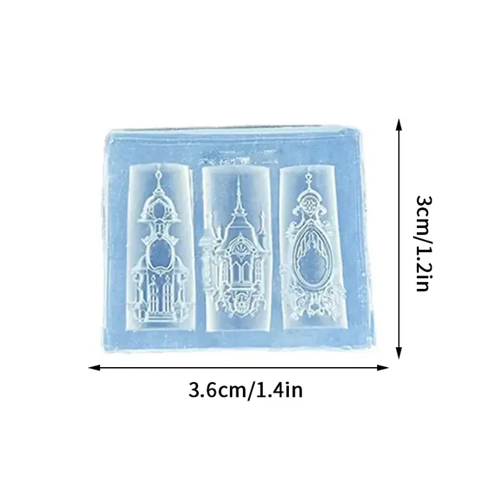 Moule de manucure 3d en Silicone