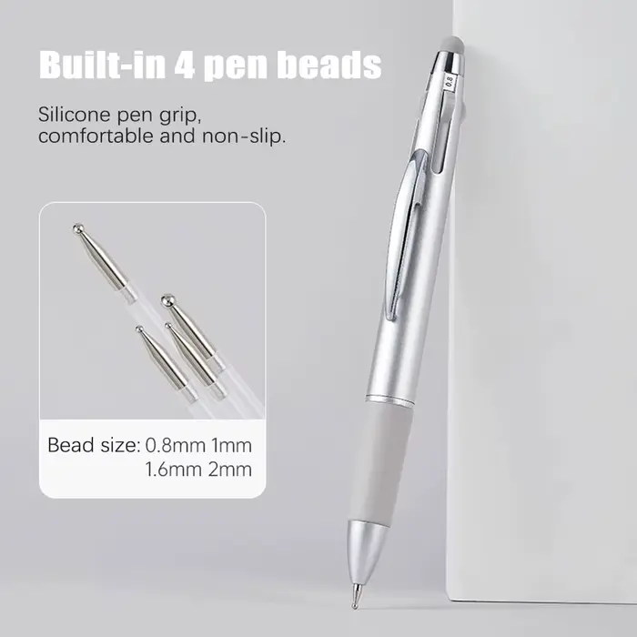 Outils de nail art 6 en 1 : Disque de pointillage, Outils de pointillage pour ongles, Outil de peint