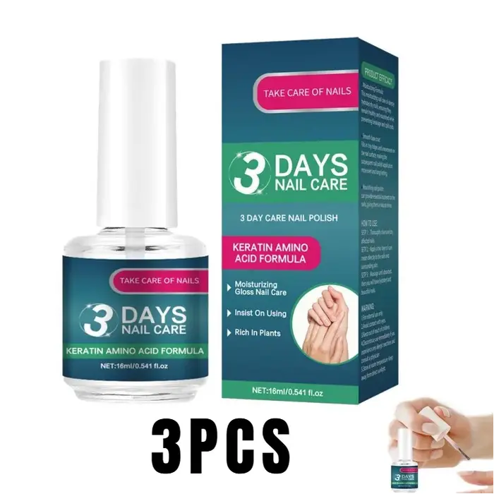 Traitement de soin des ongles en 3 jours