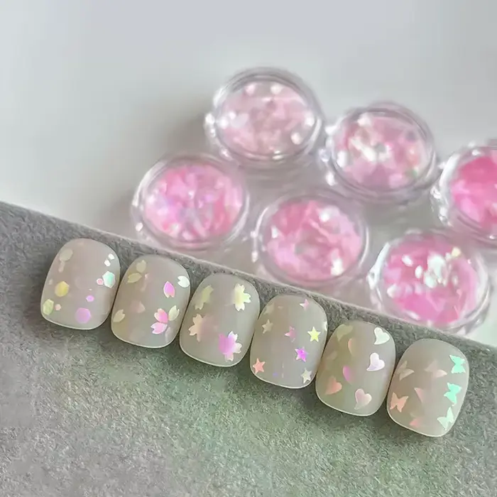 Paillettes de sirène irrégulières pour Nail Art