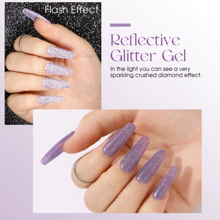 ROSALIND – ensemble de vernis à ongles en gel de couleur scintillante