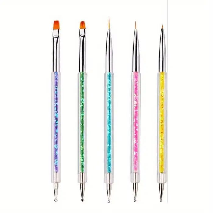 Stylo à points pour nail art, pinceaux pour nail art, accessoires, kits d'outils, fournitures pour p