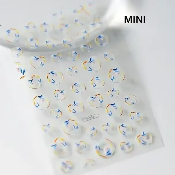 Coquilles de plage filets de pêche étoile de mer pétoncles strass perles 5D Nail Art autocollant dou