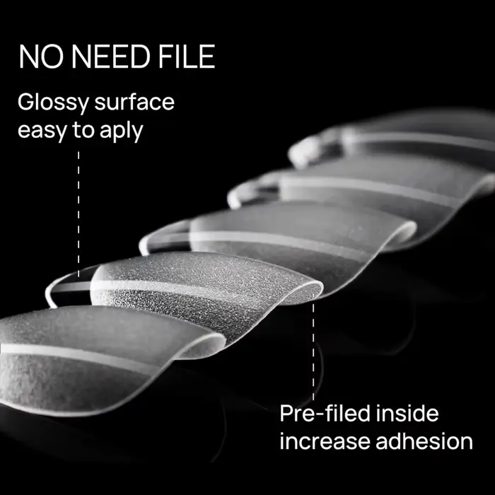120 pièces XXS Super court amande couverture complète sculpté Gel souple ongles conseils presse sur Capsule Americaine