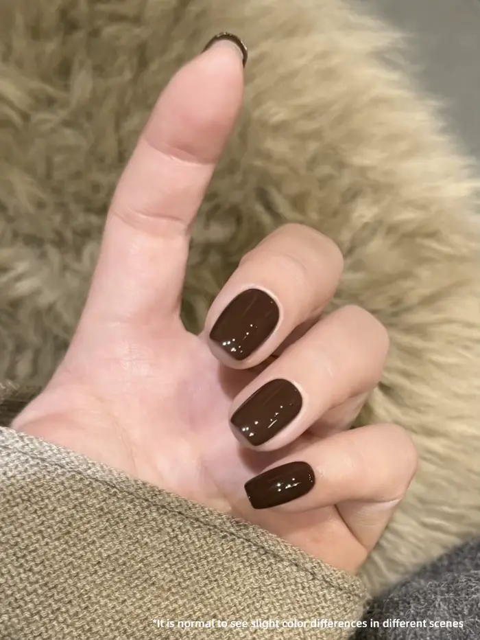 Vernis à ongles Gel marron chocolat